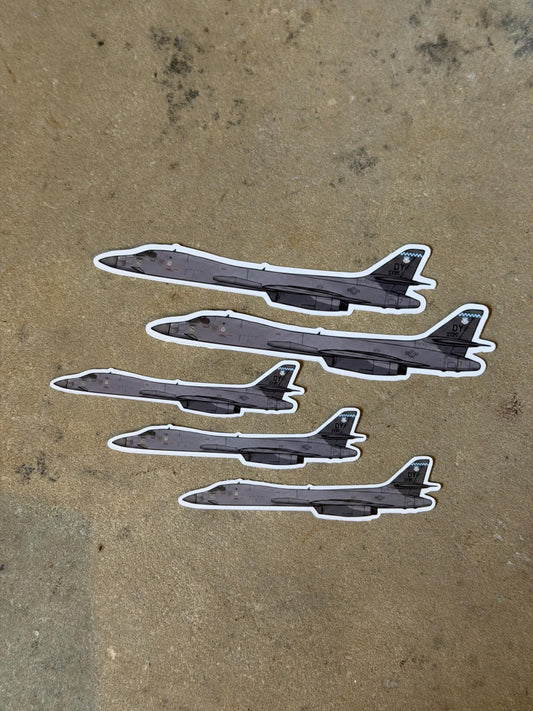 B1 Lancer Military Sticker