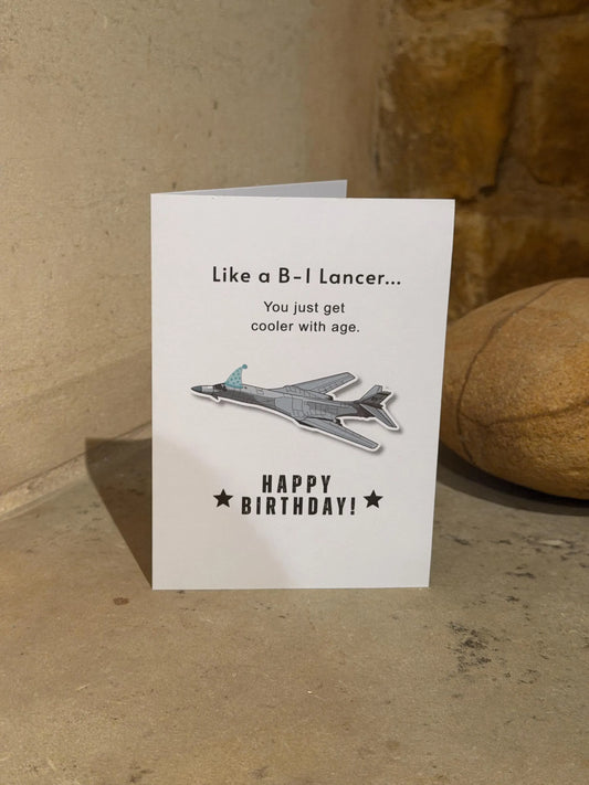 B1 Lancer Birthday Card