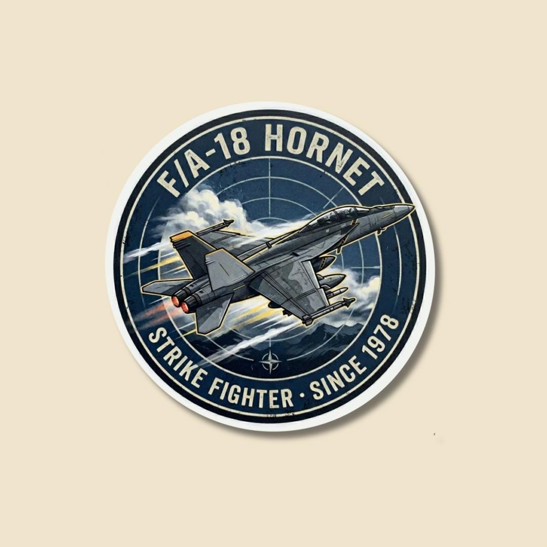 F18 Hornet Sticker