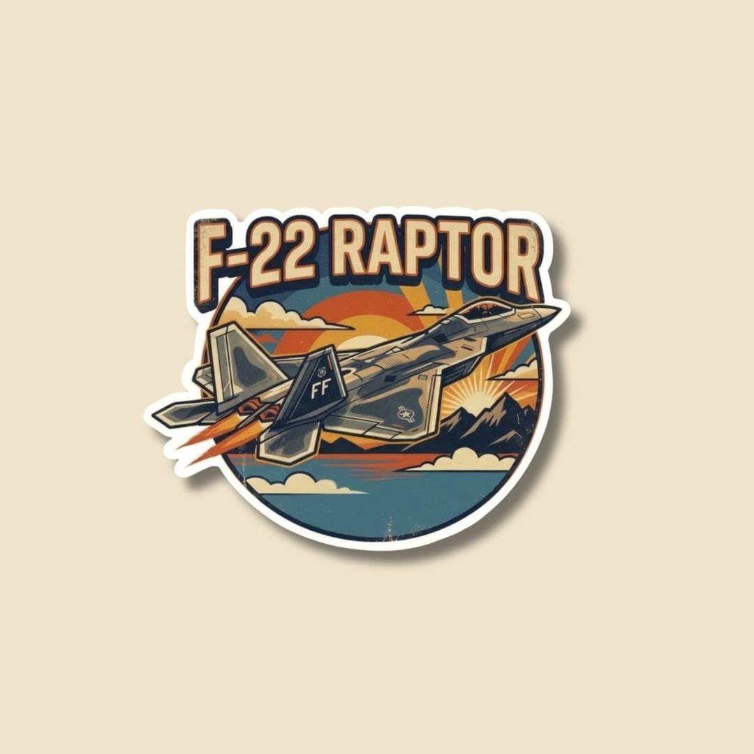 F22 Raptor Sticker
