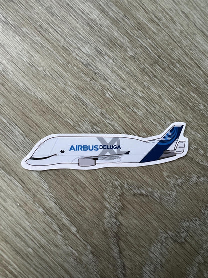 Airbus Beluga XL Airplane Sticker