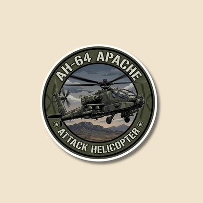 AH64 Apache Sticker