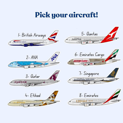 Airbus A380 Birthday Card