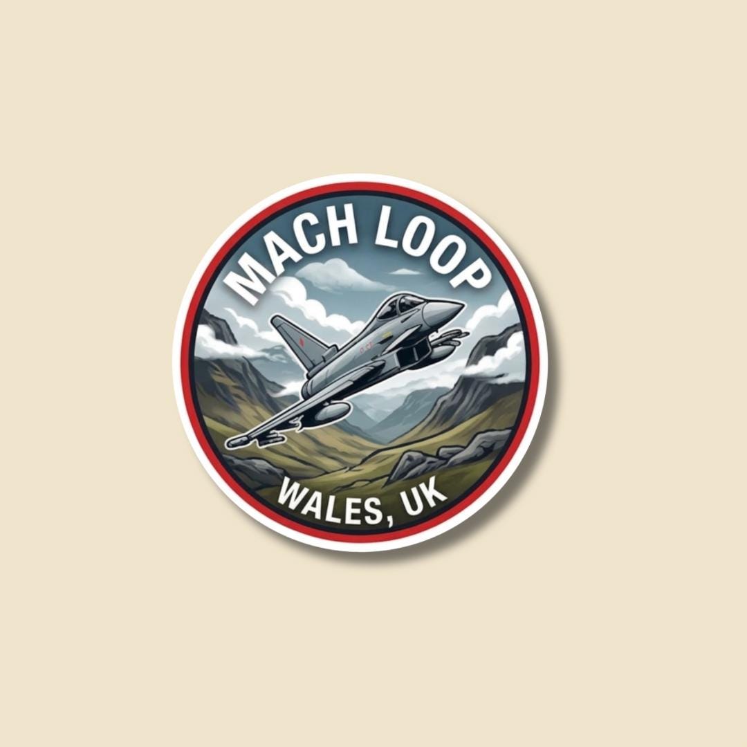 Eurofighter Typhoon Mach Loop Sticker