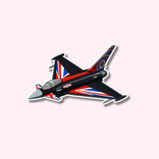 Eurofighter Typhoon BlackJack Livery Aircraft Sticker