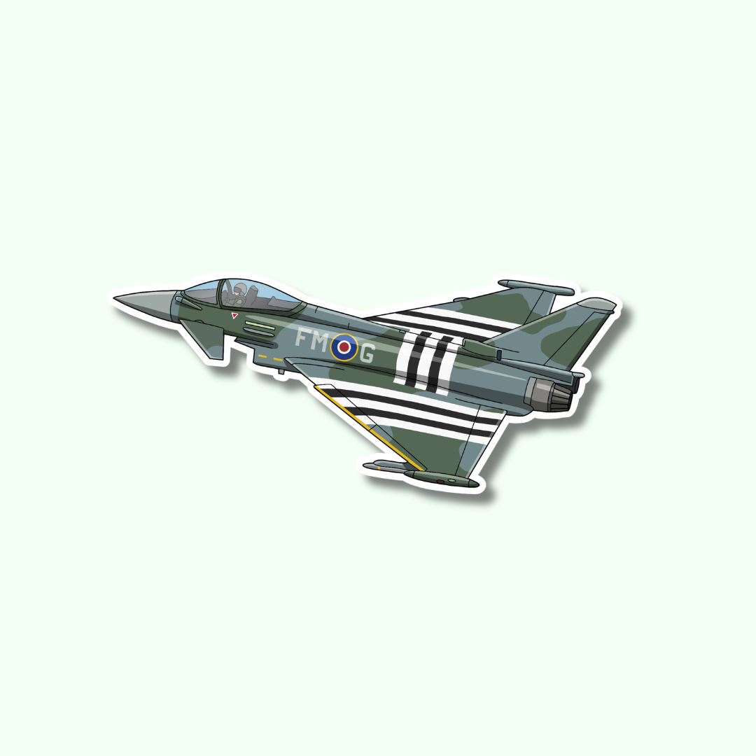 Eurofighter Typhoon Moggy Livery Aircraft Sticker