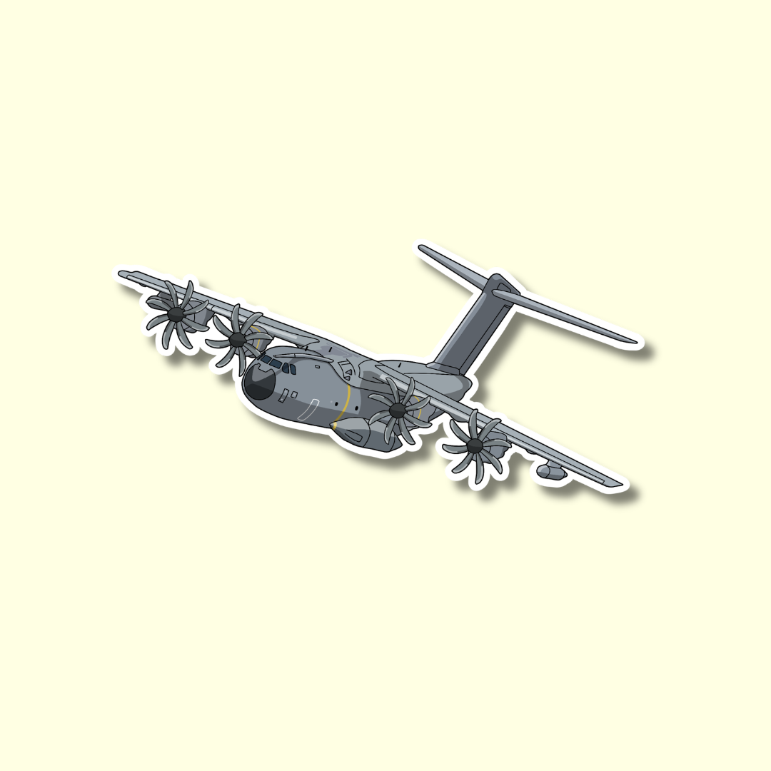 A400M Military Aircraft Sticker