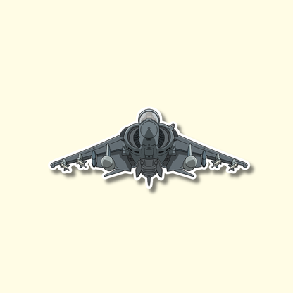 Harrier Jump Jet Military Sticker