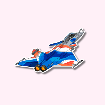 Rafale Fighter Jet Airplane Sticker