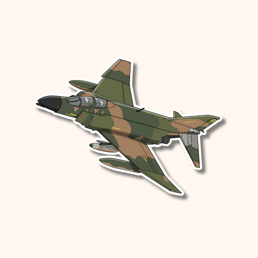 F4 Phantom Military Aircraft Sticker