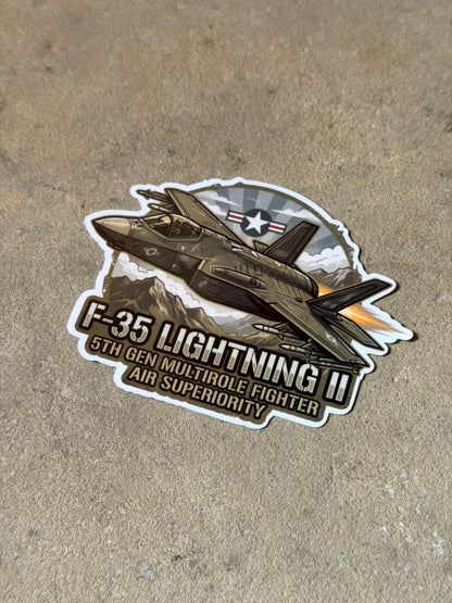 F35 Lightning II Sticker