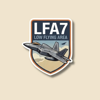 F22 Raptor Mach Loop Sticker