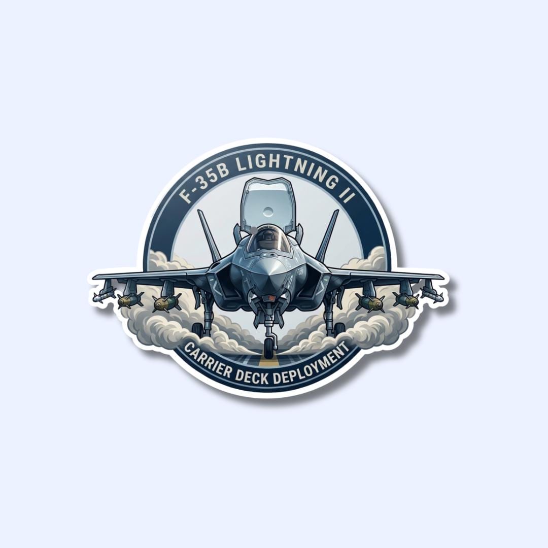 F35B Fighter Jet Sticker