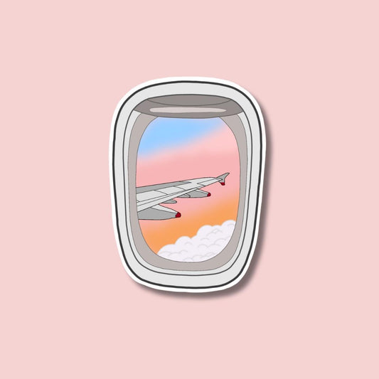Airplane window Sticker