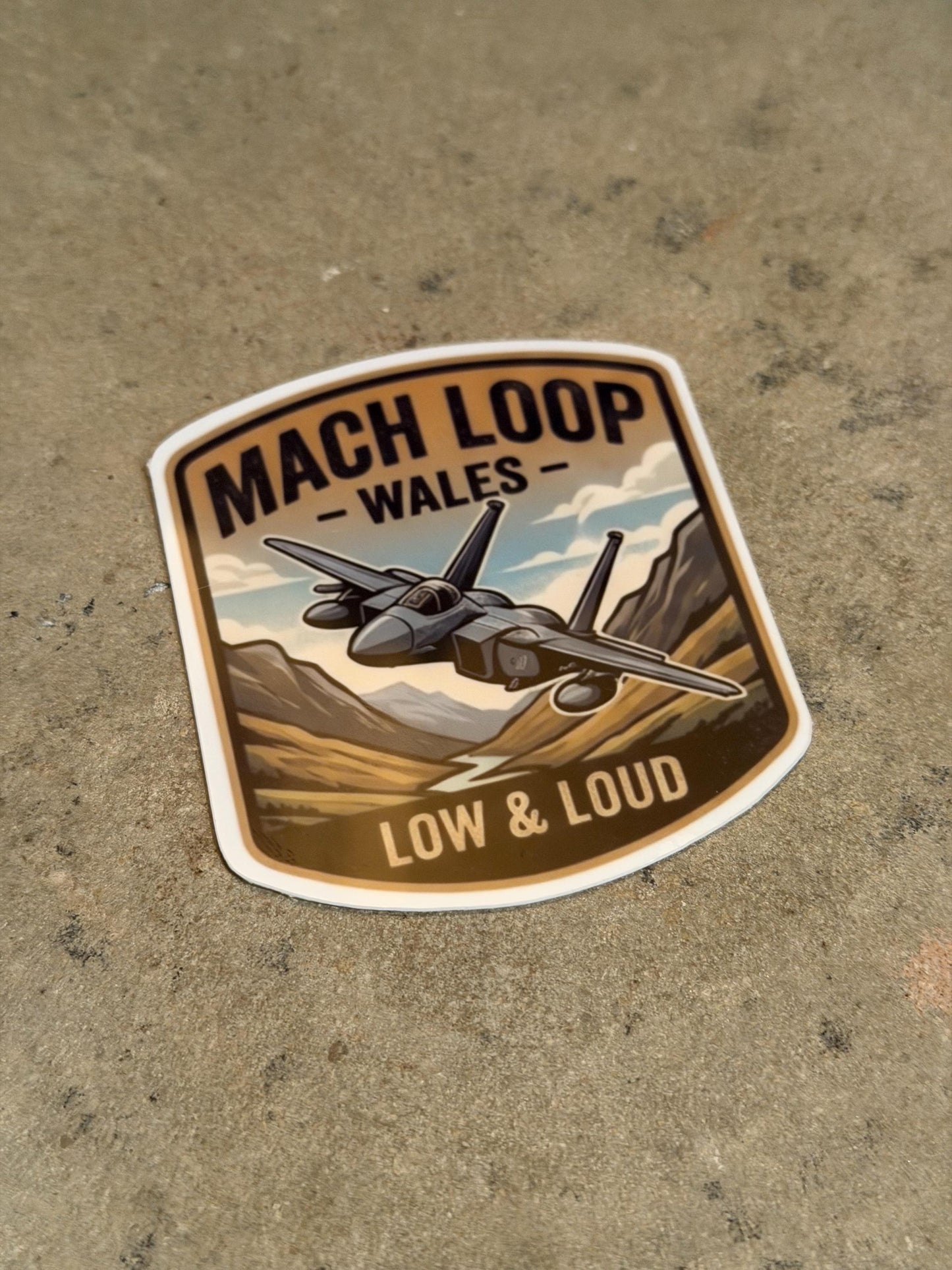 F15 Eagle Mach Loop Sticker