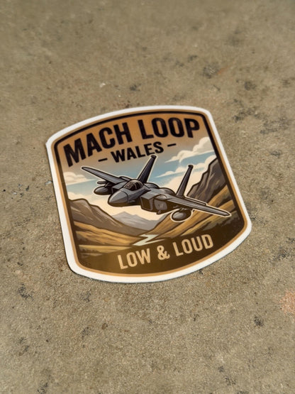 F15 Eagle Mach Loop Sticker