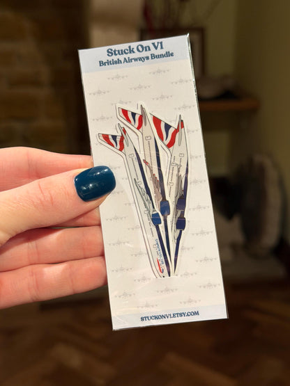 British Airways Sticker Bundle