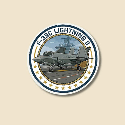 F35C Fighter Jet Sticker