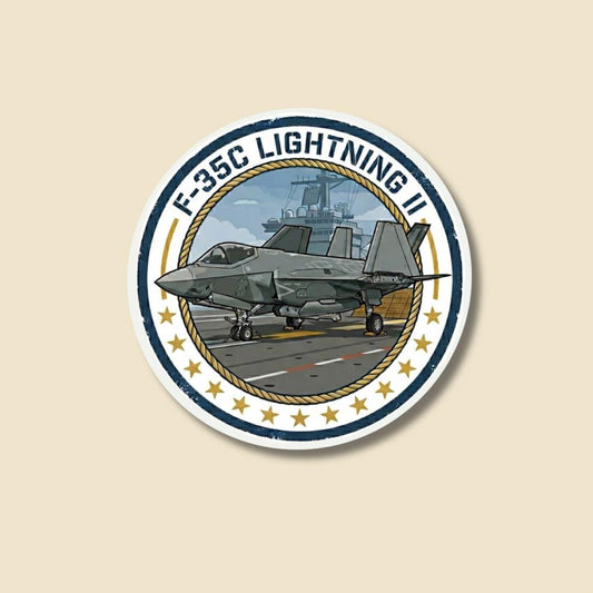 F35C Fighter Jet Sticker