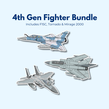 The 4th Gen Fighter Bundle - Sticker Pack