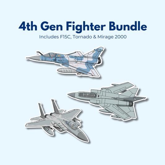 The 4th Gen Fighter Bundle - Sticker Pack