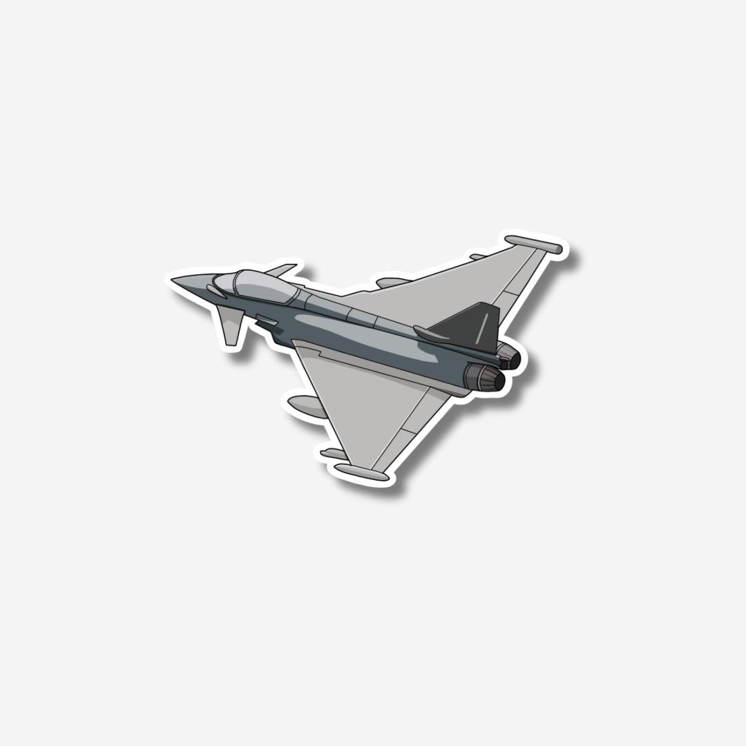 Eurofighter Typhoon Airplane Sticker