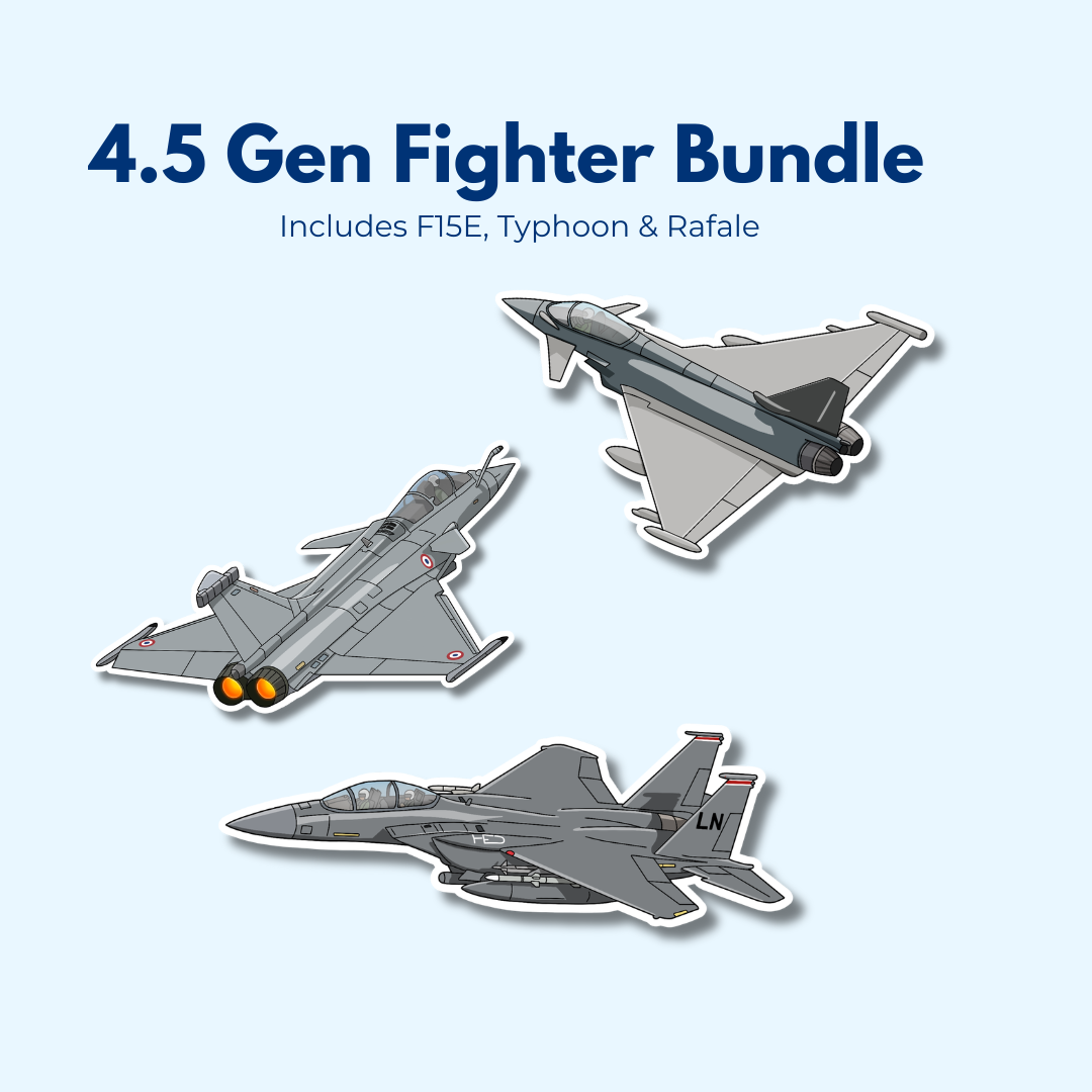 The 4.5 Gen Fighter Bundle - Sticker Pack