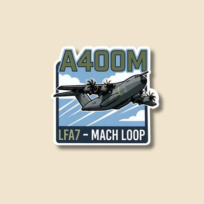 A400M Mach Loop Sticker