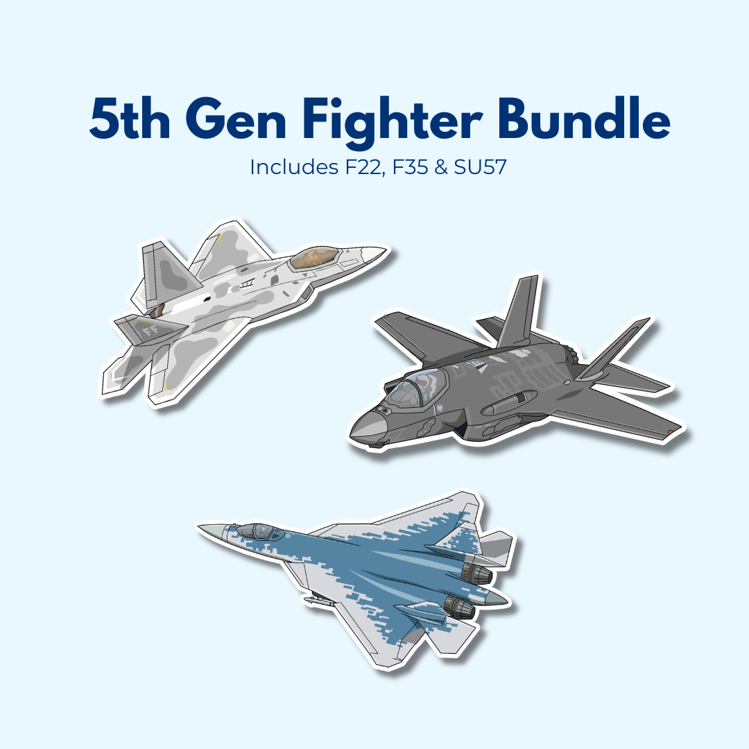 The 5th Gen Fighter Bundle - Sticker Pack