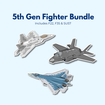 The 5th Gen Fighter Bundle - Sticker Pack