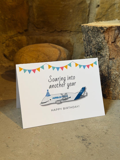 Airbus Beluga Birthday Card