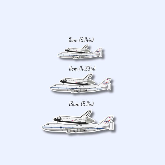 747 Shuttle Carrier Boeing Airplane Sticker