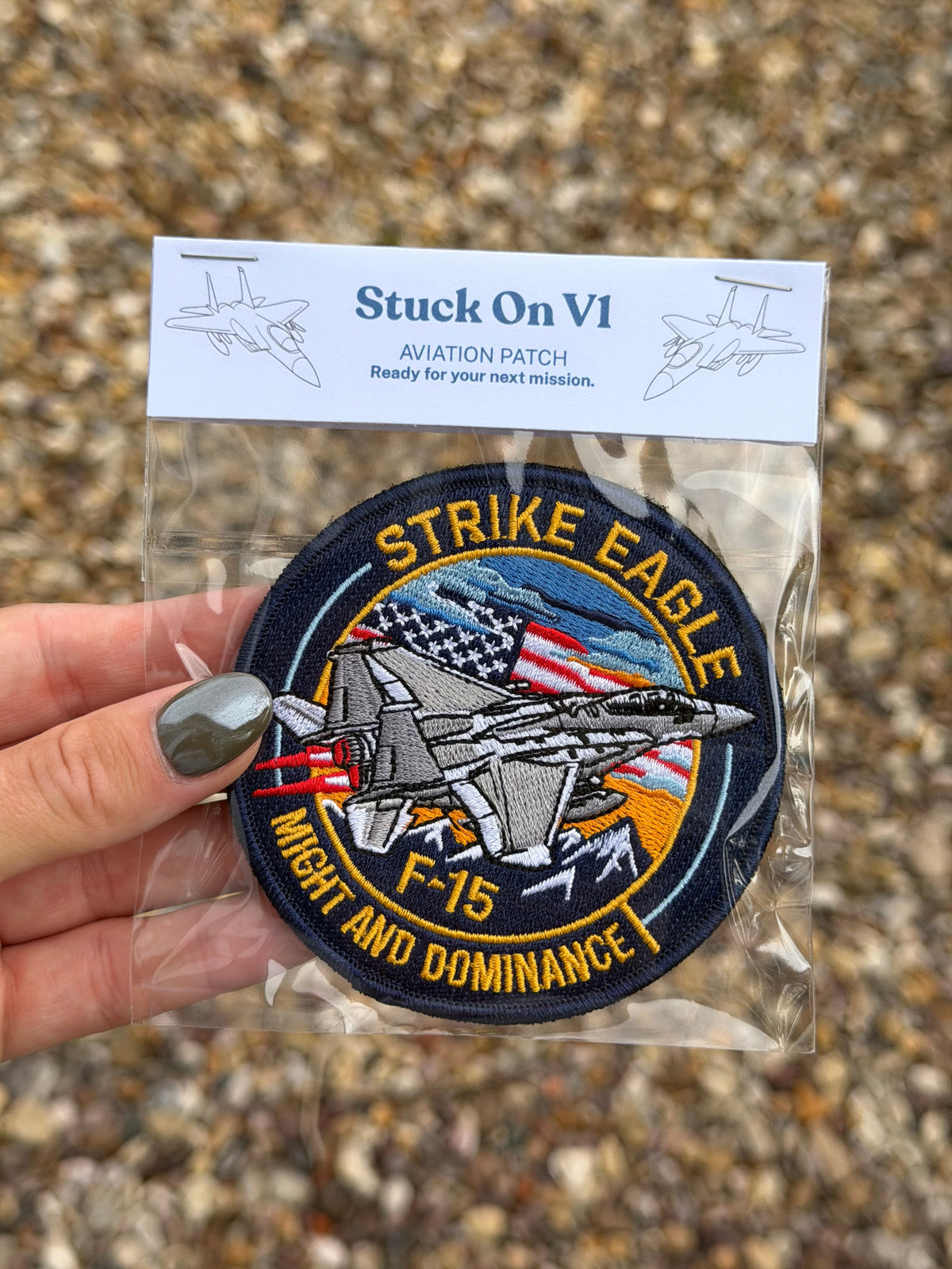 F15 Eagle Military Patch