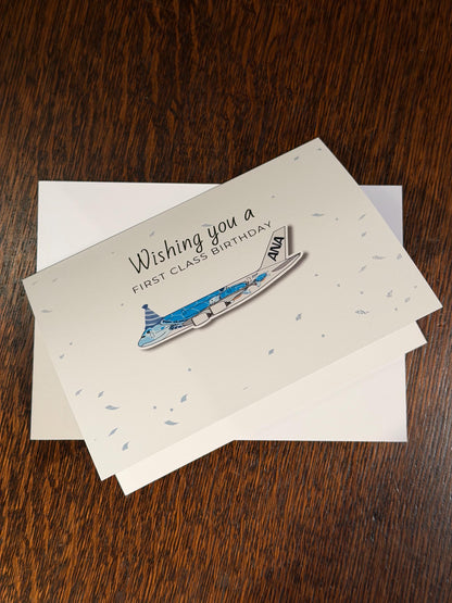 Airbus A380 Birthday Card