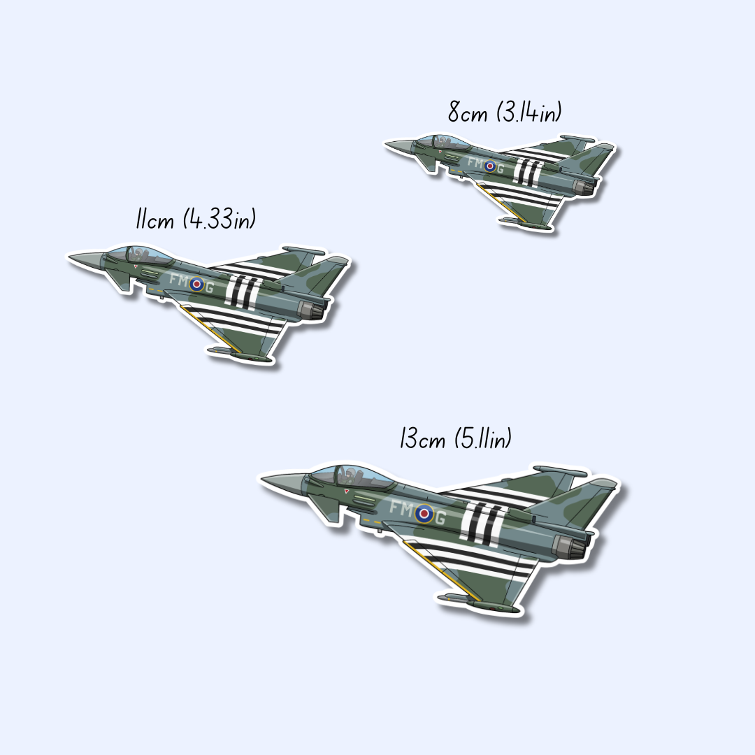 Eurofighter Typhoon Moggy Livery Aircraft Sticker