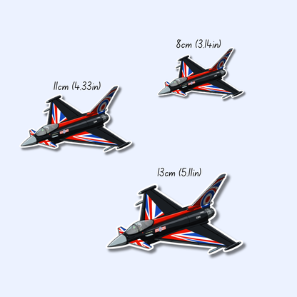 Eurofighter Typhoon BlackJack Livery Aircraft Sticker