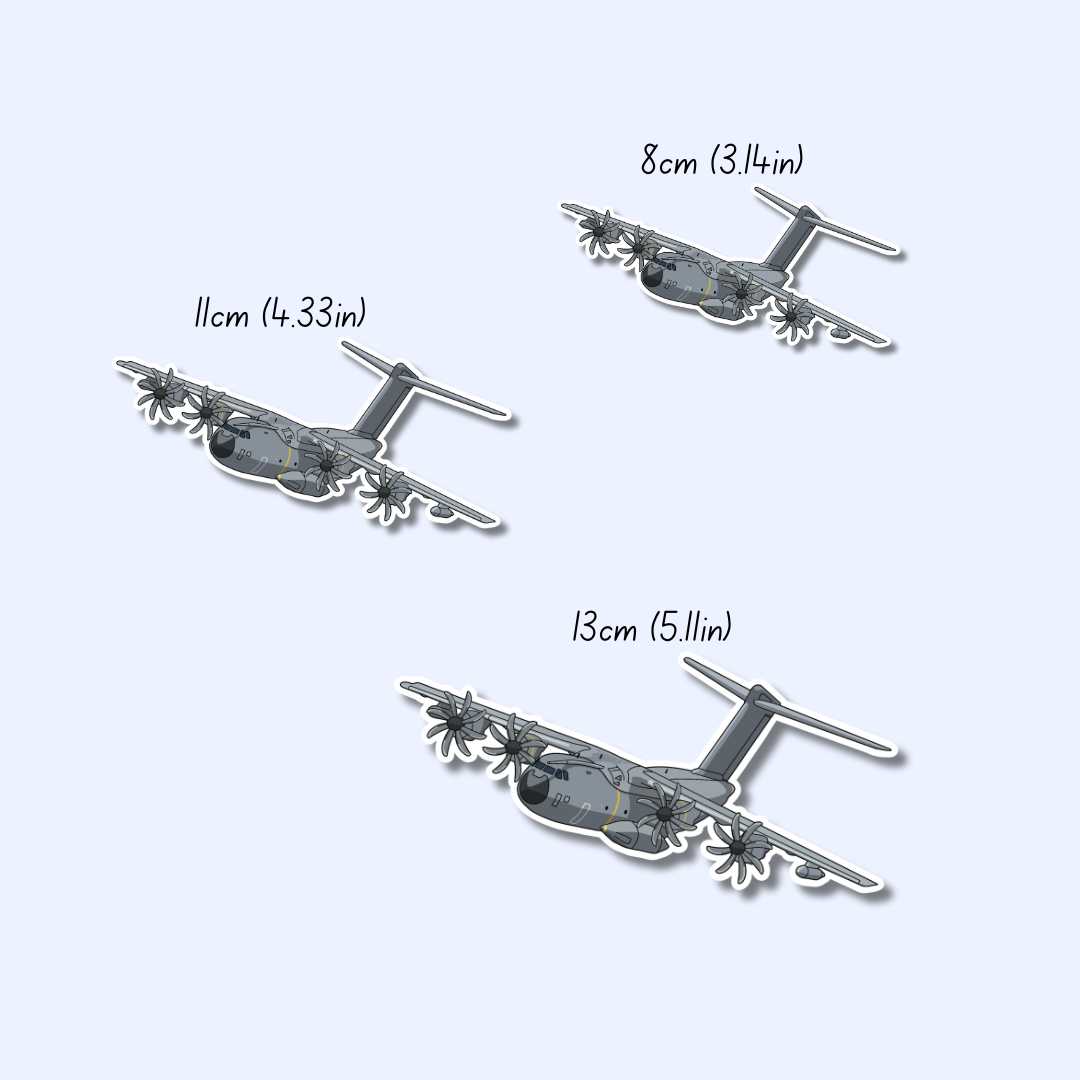 A400M Military Aircraft Sticker