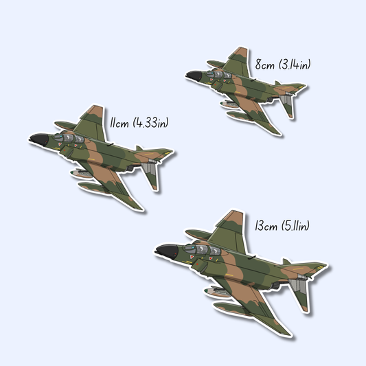 F4 Phantom Military Aircraft Sticker