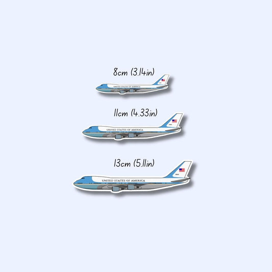 Air Force One Airplane Sticker