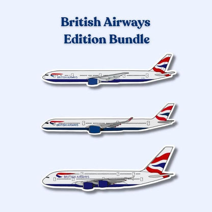 British Airways Sticker Bundle