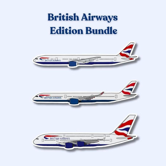 British Airways Sticker Bundle