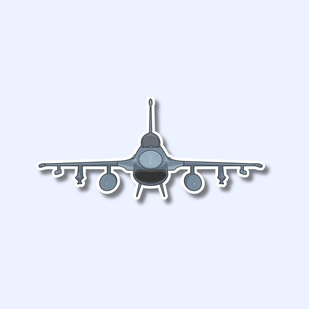 F16 Fighter Jet Military Sticker
