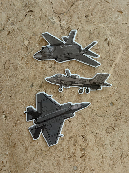 The F-35 Trio Bundle - Sticker Pack