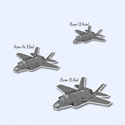 F35A Lightning II Fighter Jet Sticker