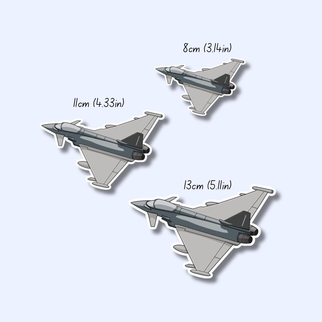 Eurofighter Typhoon Airplane Sticker