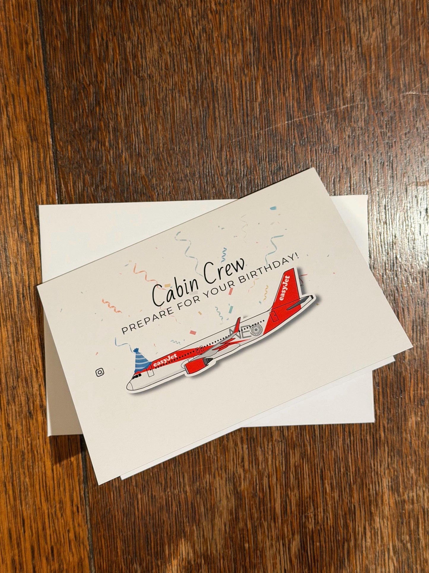 Cabin Crew Birthday Card