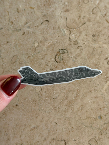 F35B Tiger Livery Fighter Jet Sticker