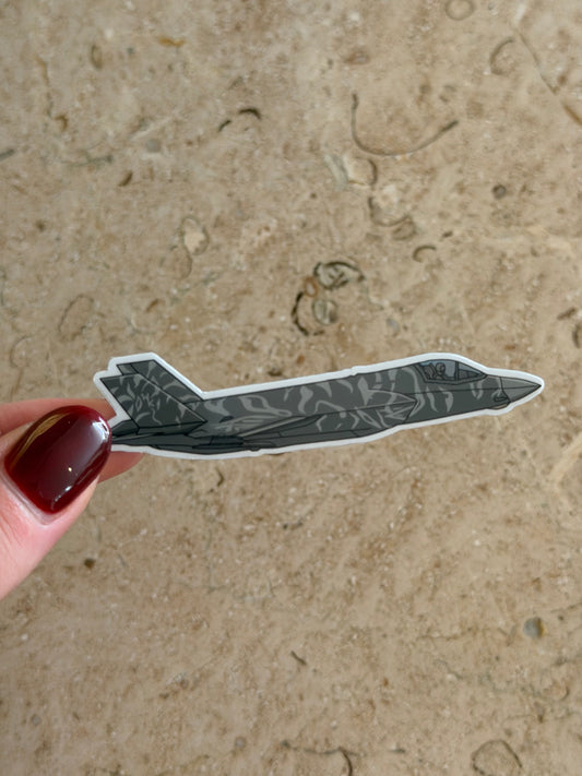F35B Tiger Livery Fighter Jet Sticker