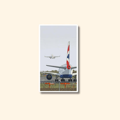 A380 Runway Sticker