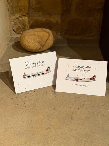 Airbus A350 Birthday Card